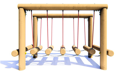 Suspension bridge "Eco"
