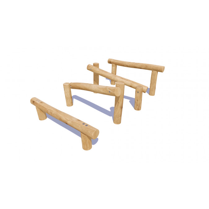 Obstacle course made of logs "Eco" KRN-16