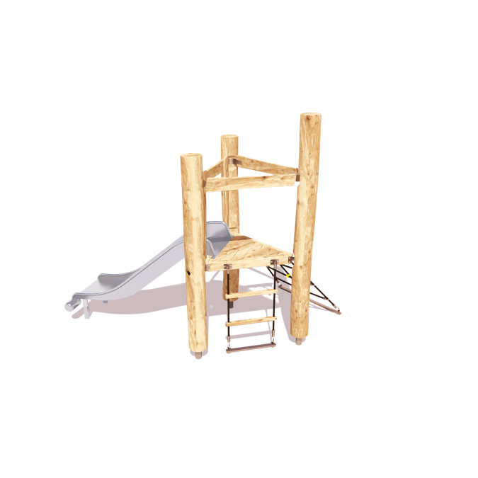 Play complex with stainless steel slide "Eco" KRN-36