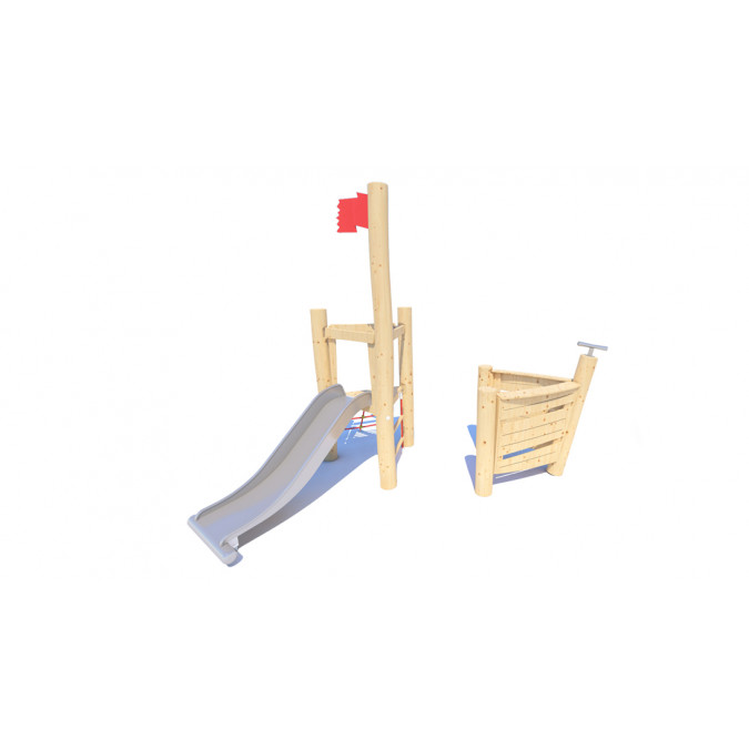 Game complex “Boat with a slide” “Eco” KRN-40