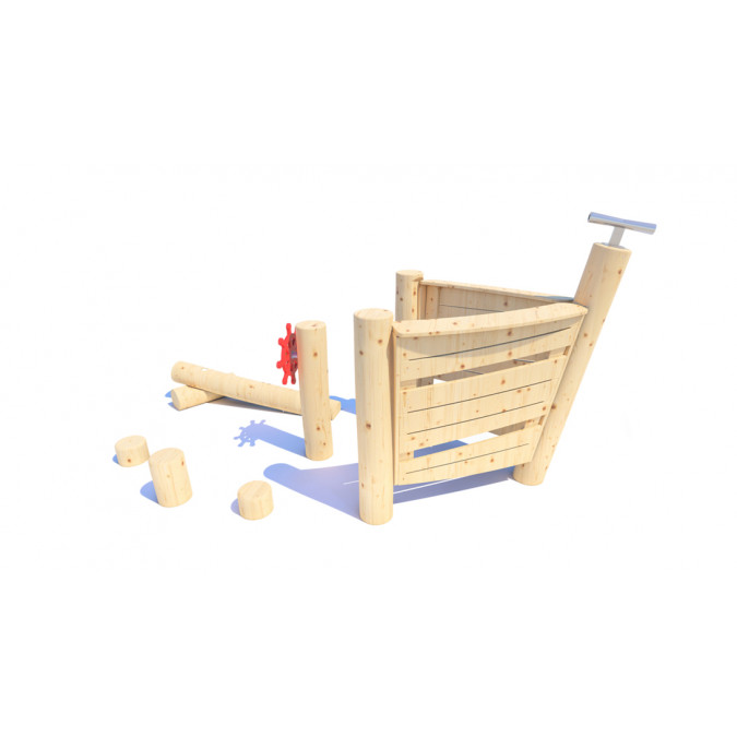 Game complex with steering wheel "Eco" KRN-41