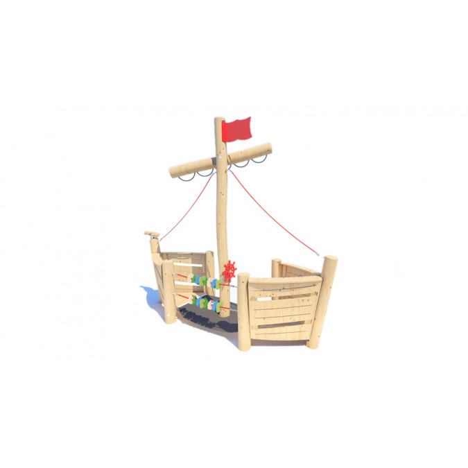 Game complex with steering wheel and abacus "Eco" KRN-42