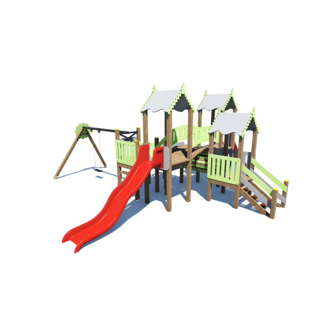 Children's playground complex "PLAST-6" IK-6.76