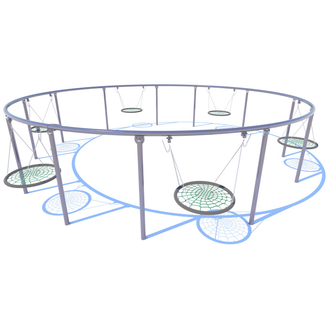 Circular swing with sockets KM-4.28