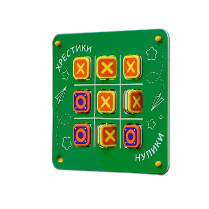 Play panel «Tic Tac Toe» (made of HDPE) (without rack) PP-15.01