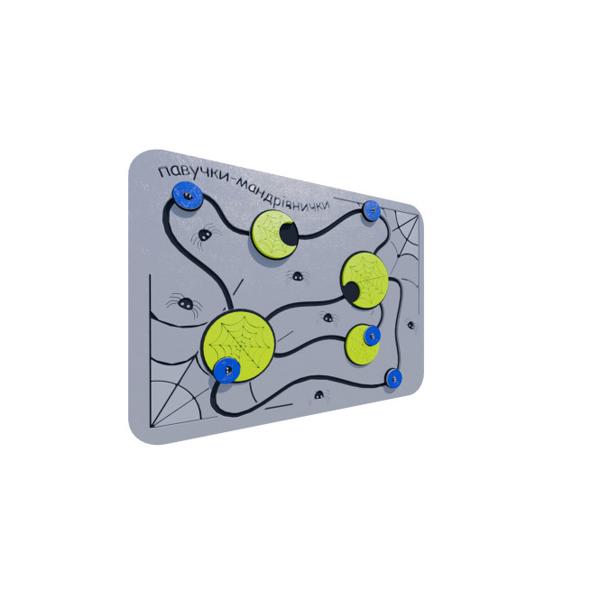 Play panel «Spider way»  (made of HDPE) (without rack) PP-15.04