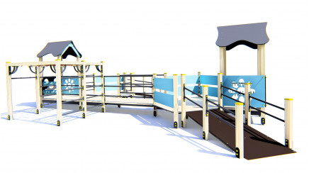 Game complex for children with specific needs