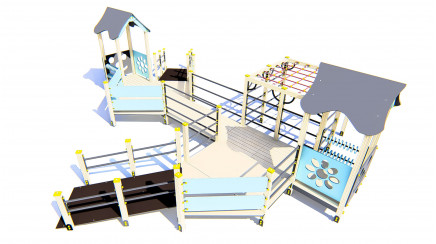 Game complex for children with specific needs