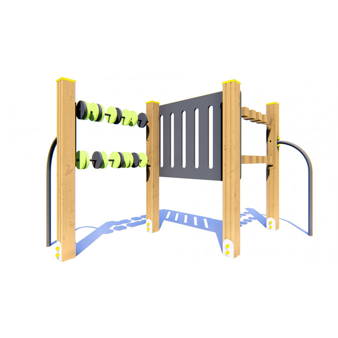 Playground complex with abacus for children with special needs IN-12.16