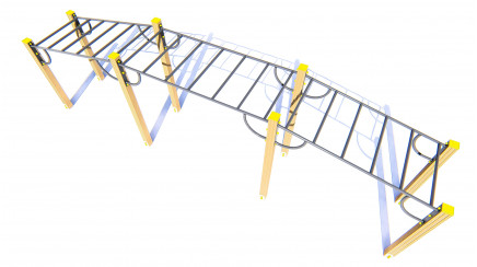 A monkey bar for people with special needs