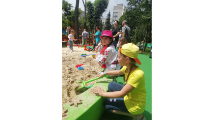 Sandbox for children with special needs
