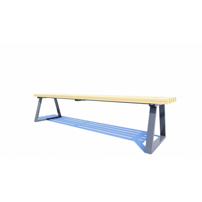 Bench with metal frame SM-2.02