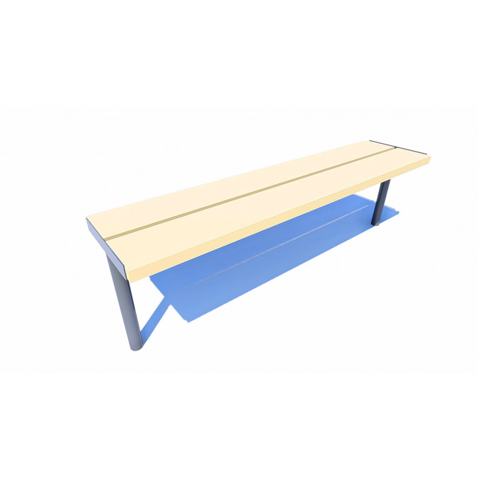 Bench with metal frame SM-2.03