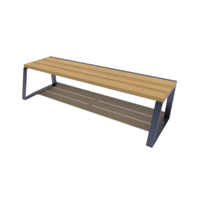 Bench  on metal legs SM-2.43.1