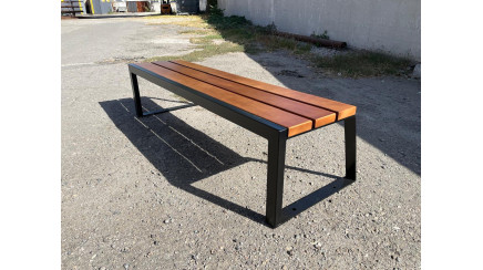 Bench  on metal legs