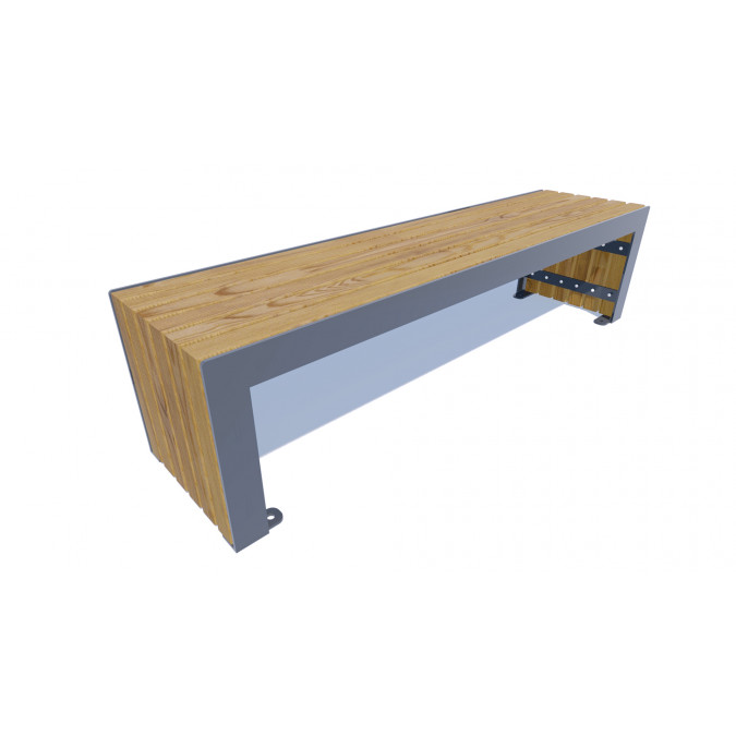 Bench on metal legs SM-2.45