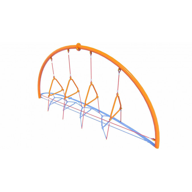 Children's playground rope complex KK-11.19