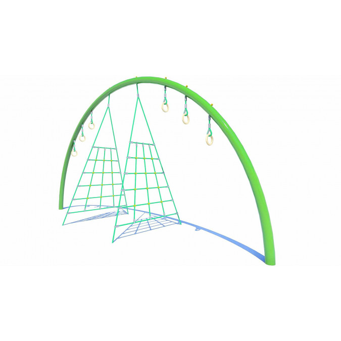 Children's playground rope complex KK-11.25