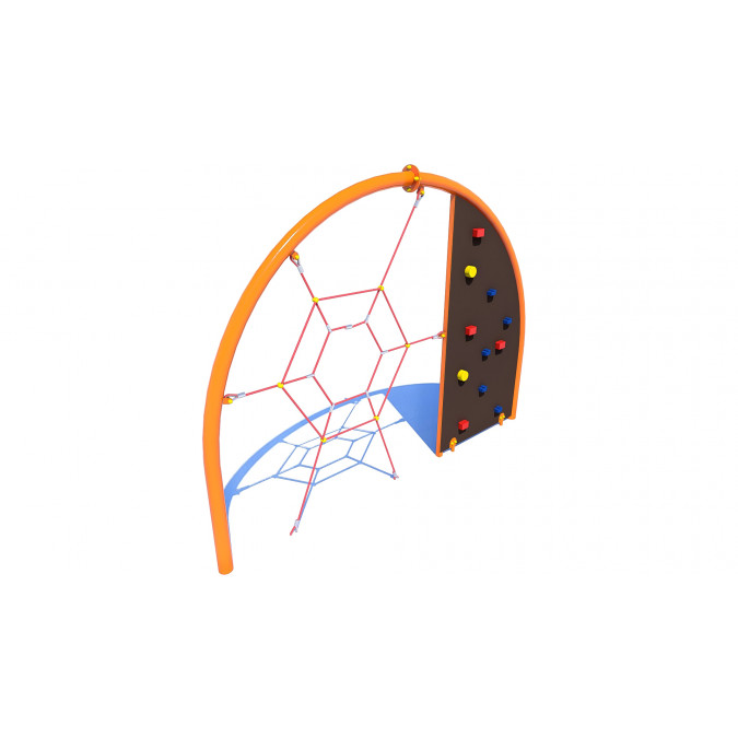 Children's playground rope complex KK-11.27