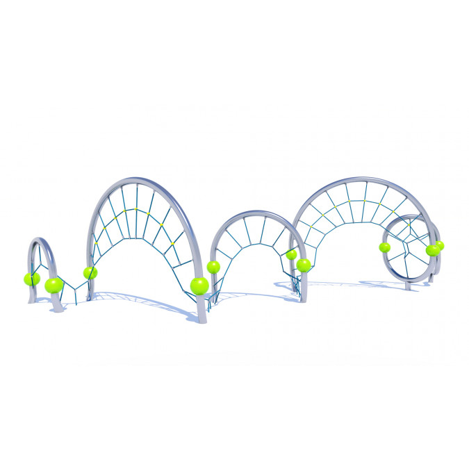 Children's playground rope complex KK-11-51