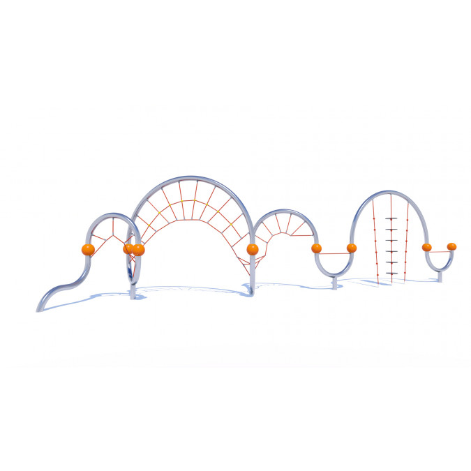 Children's playground rope complex KK-11-52