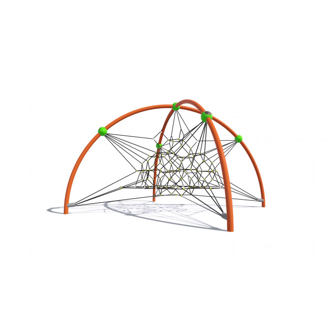 Children's playground rope complex KK-11.56