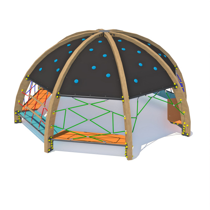 Children's playground rope complex KK-11.58