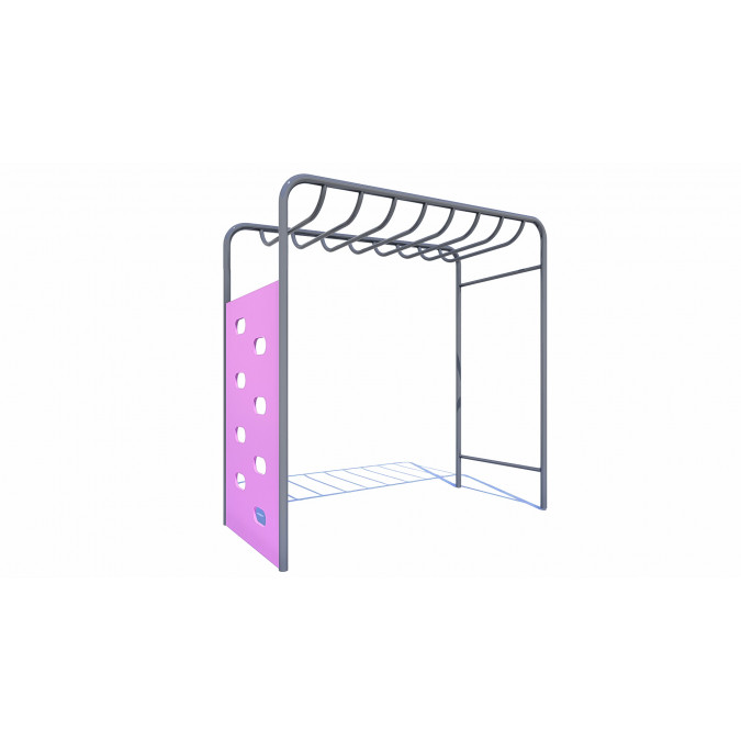 Horizontal bars with climbing board SO-9.33