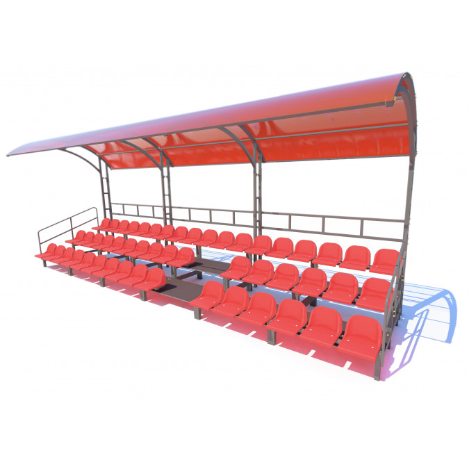 Tribune for 50 seats with canopy SO-9.55