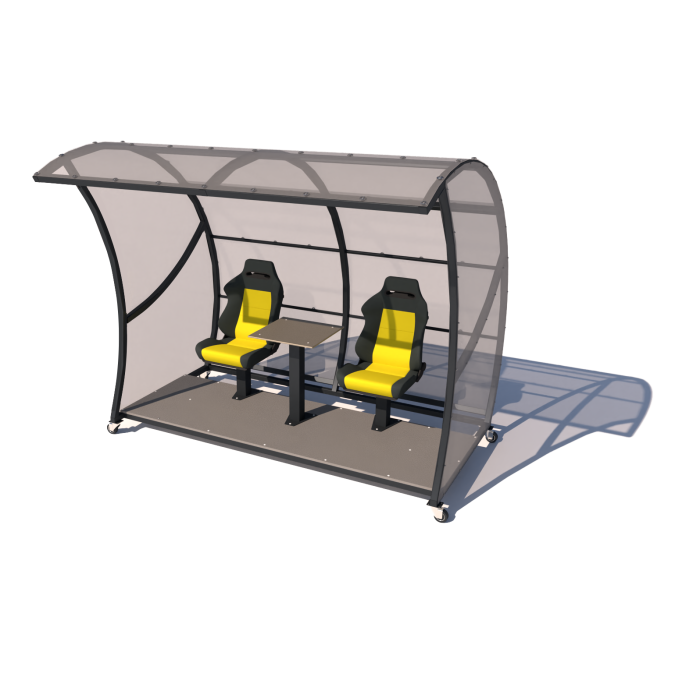 Tribune with canopy for judges SO-9.82