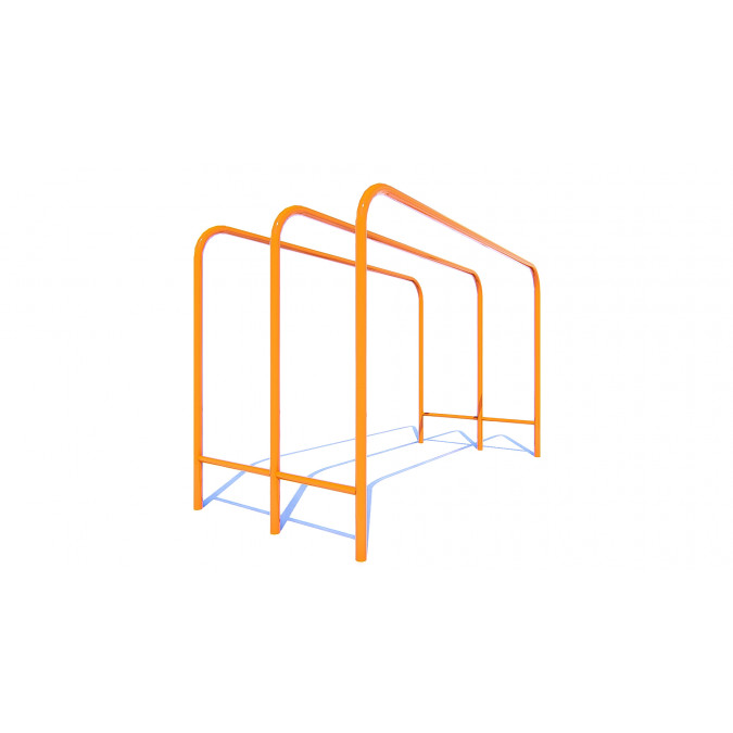 Bent triple parallel bars SW-11.18