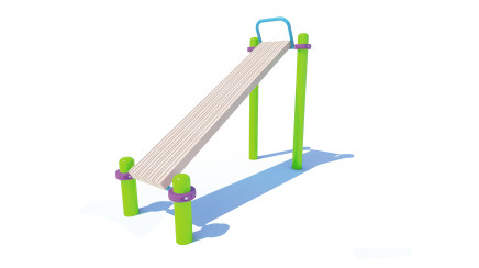 Bench with press rest (angle of inclination 30 degrees)