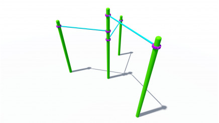 Triple combined horizontal bar