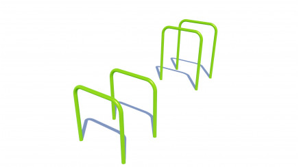 Stops for push-ups are 70 cm high