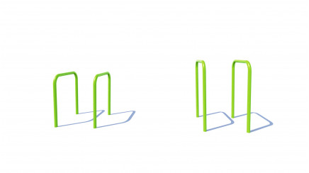 Stops for push-ups are 50 cm high